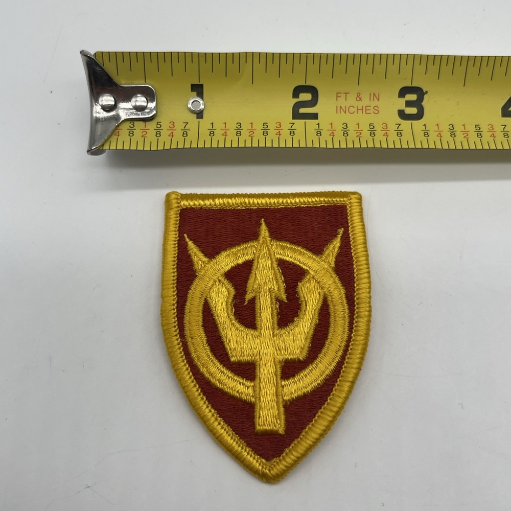 U.S. Military Army 4th Transportation Command Patch Insignia Full Color Merrowed
