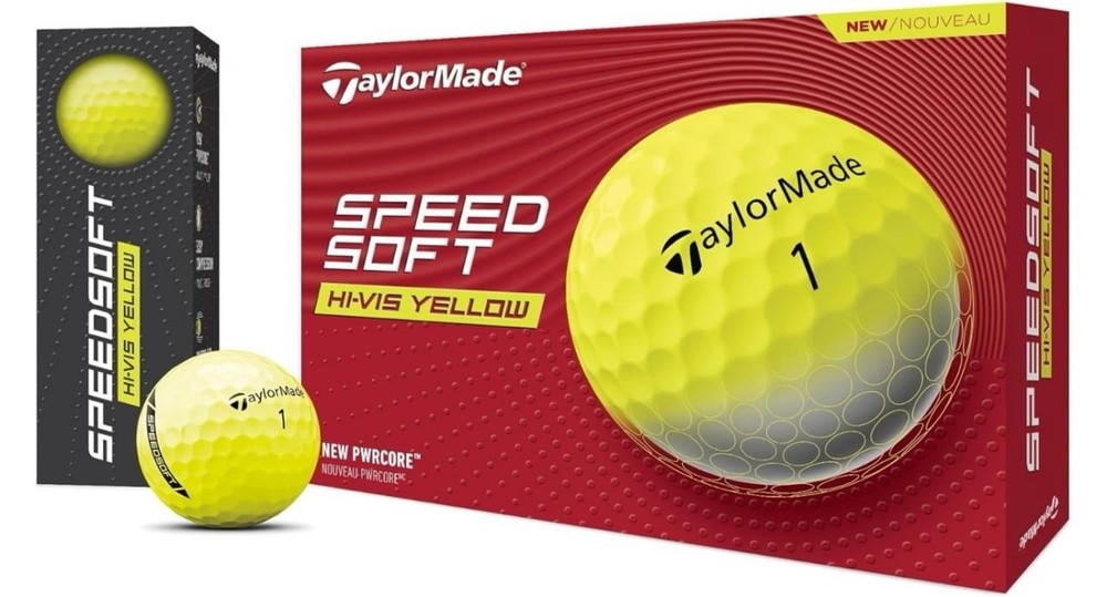 SpeedSoft Yellow Golf Balls _ColorYellow
