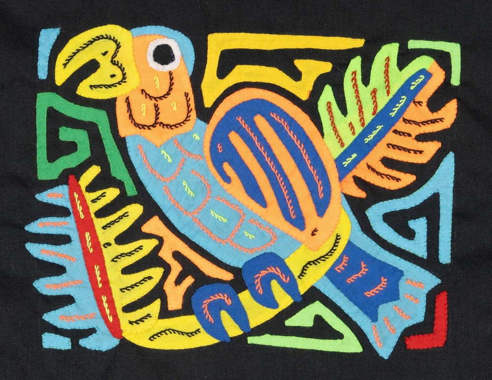 Multicolor Orange And Blue Bird Molita