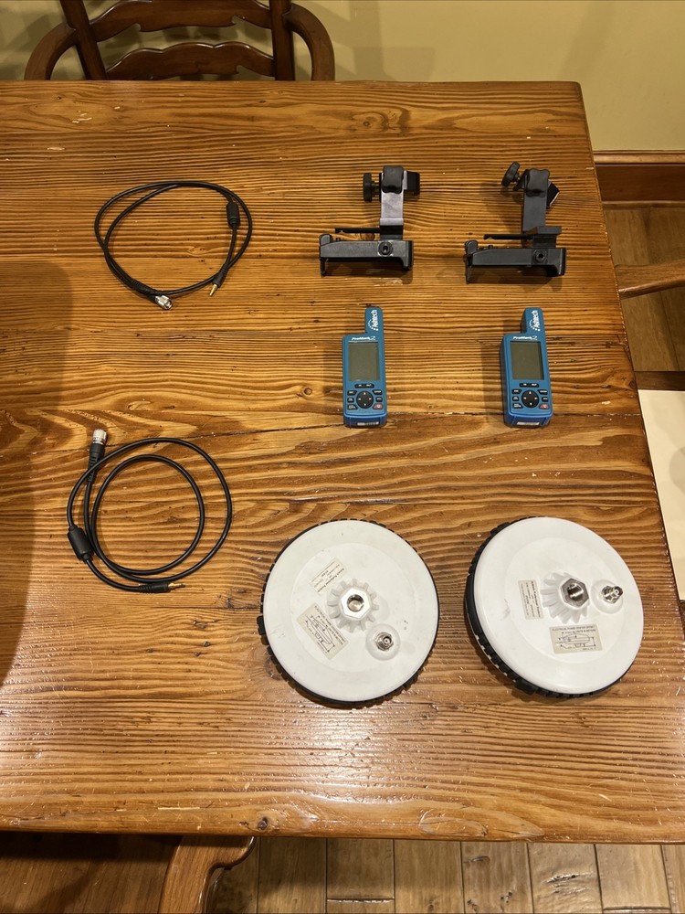 2X Ashtech ProMark-2 GPS Systems w/ Accessories (Untested)