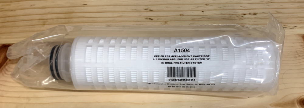 STERIS PREFILTER REPLACEMENT CARTRIDGE 0.2 MICRON ABS FILTER A1504