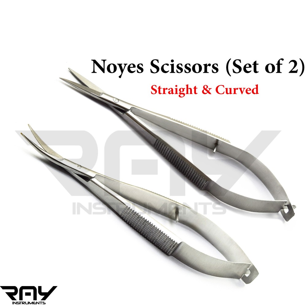 Noyes Scissor Spring Action Ophthalmic Micro Surgical Dental Sharp Blade