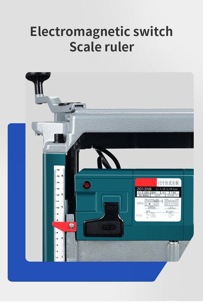 Multi-function Woodworking Planer Machine Electric Wood Planer 220V Small Househ
