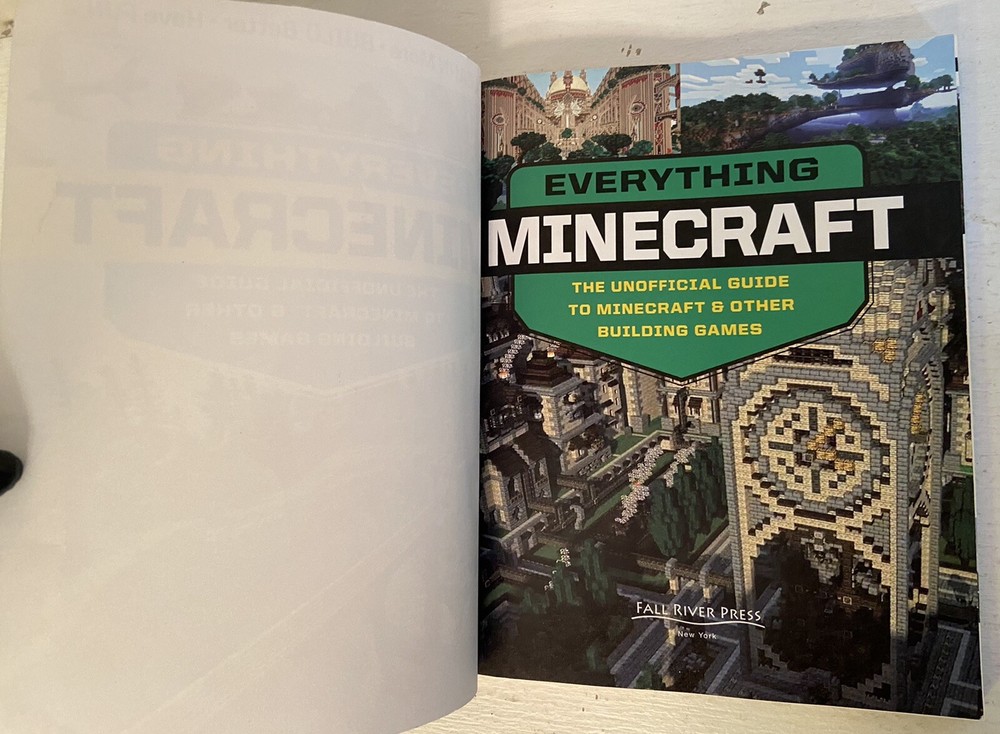 Everything Minecraft The Unofficial Guide, 1994, VG Condition