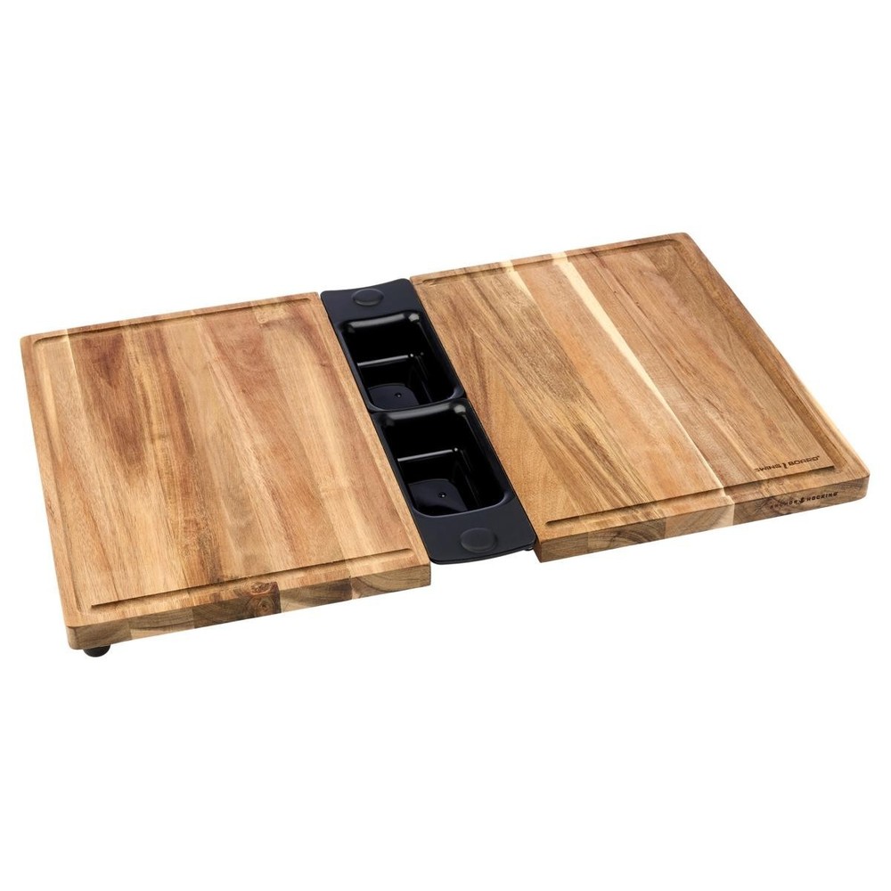 Anchor Hocking Swing & Stretch Cutting Board & 2 Prep Cups