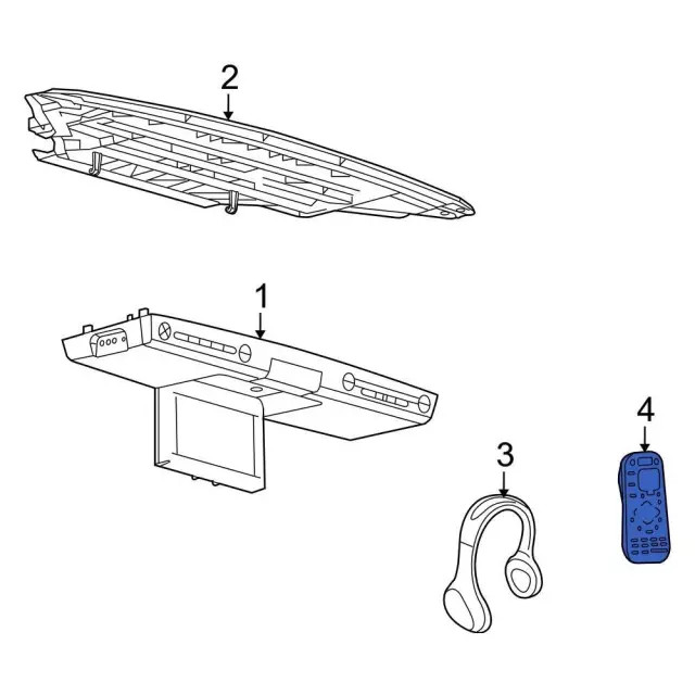 Genuine Ford Remote Control 8A8Z-18C604-C