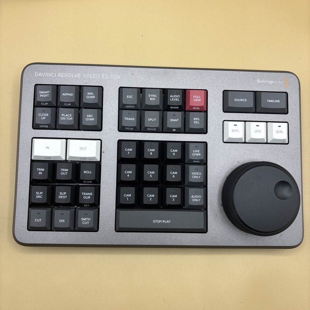 Speed Editor Blackmagic Design DaVinci Resolve No Studio license