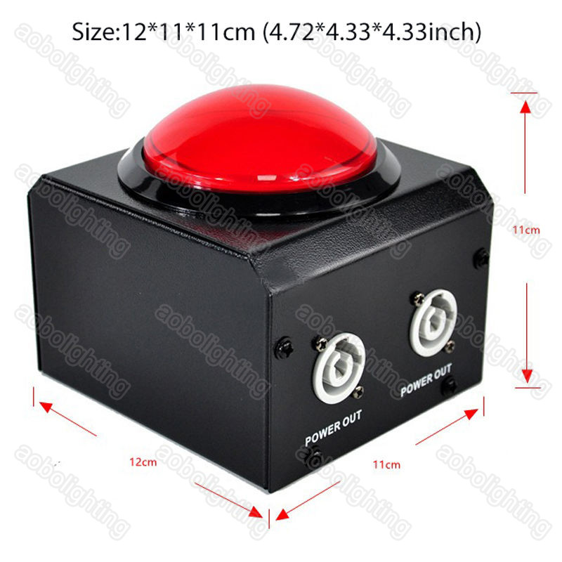 DJ Electronic Remote Confetti Cannon Blaster Launcher Fireworks Machine Button