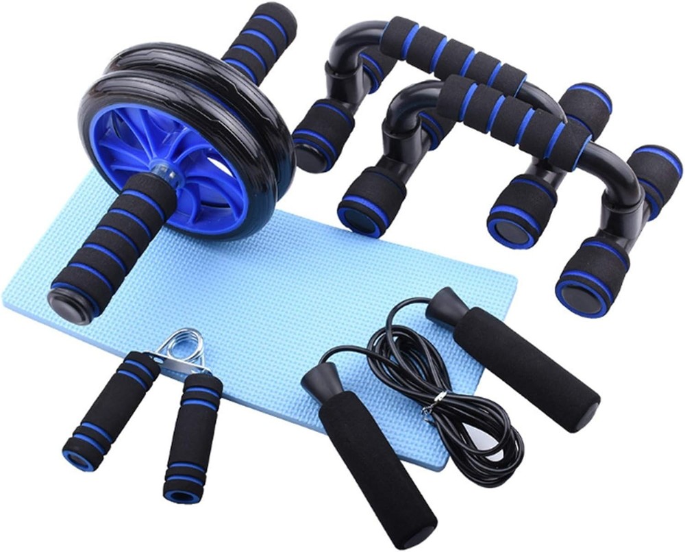Abdominal Muscle Training Rollers, 5-In-1 Roller Kit with Knee Pads, Push-Up ...
