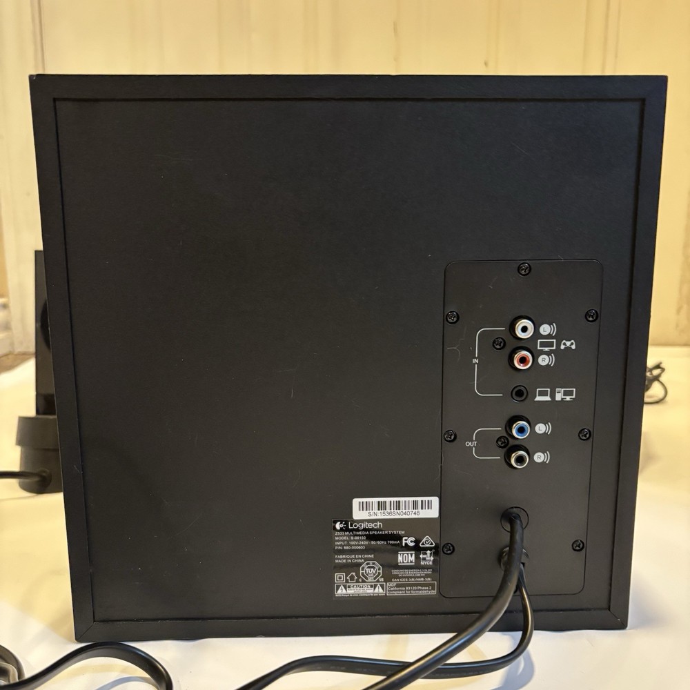 Logitech Z533 2.1 Speaker System Satellites Working Subwoofer Issue - READ