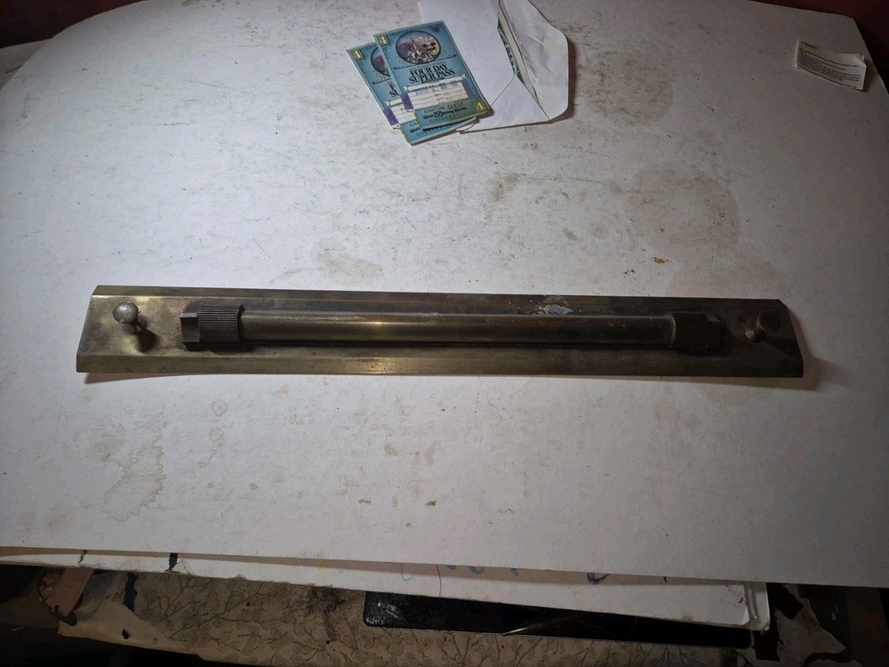 ANTIQUE BRASS / BRONZE ROLLING PARALLEL RULER