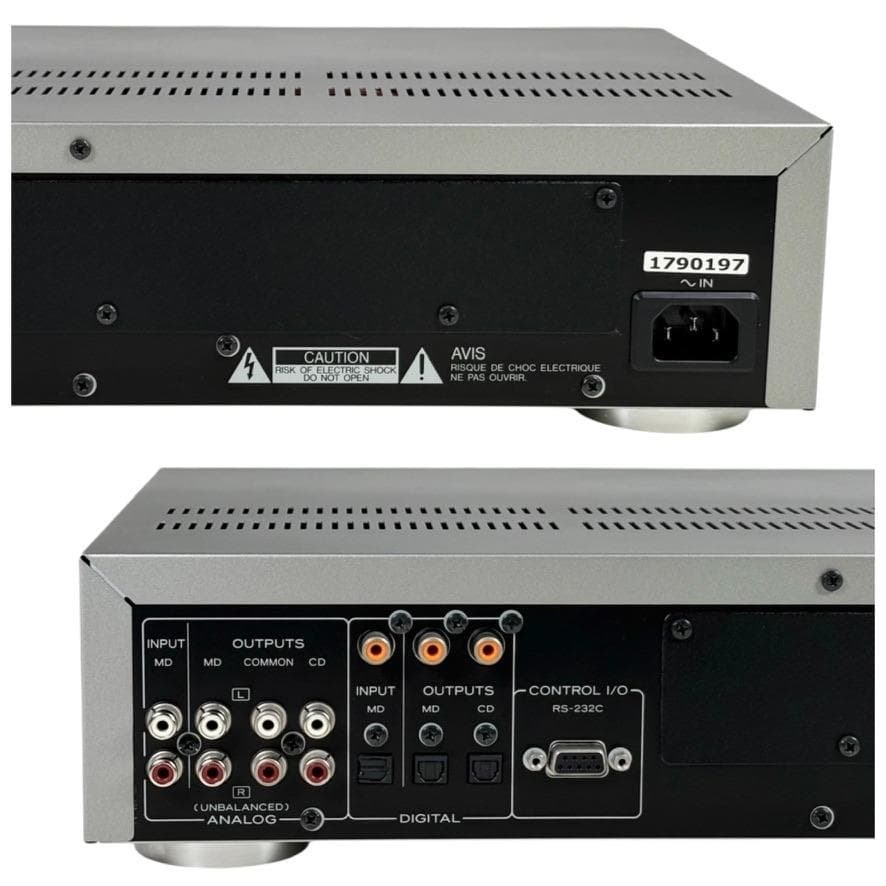 TEAC MD-70CD Compact Disc CD Player Mini Disc Deck MD MP3 Tested Japan MA05 7.5
