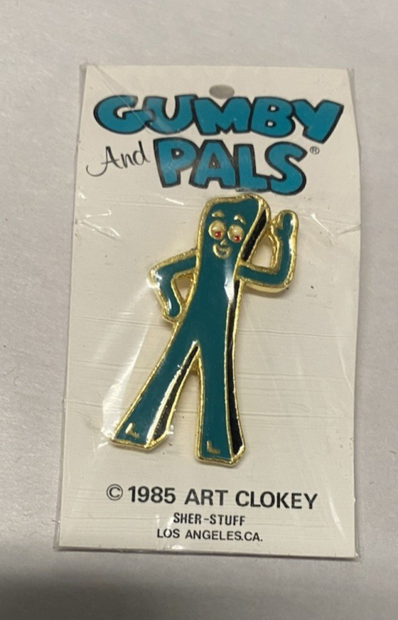 1985 Vintage Gumby  pin