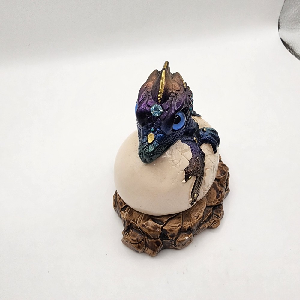 Windstone Editions Hatching Dragon Egg Statue Figurine Peacock Peña 1984