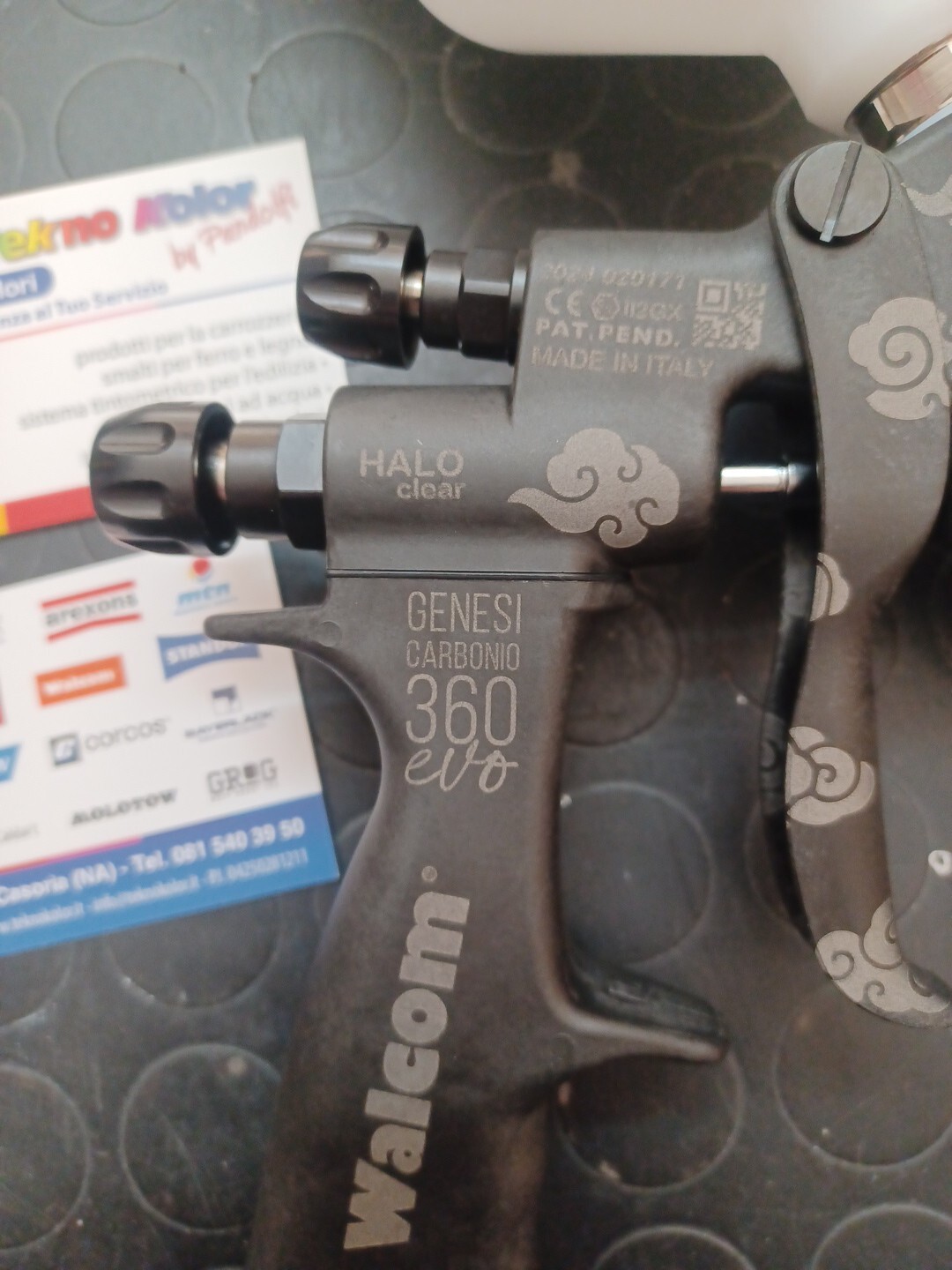 SPRAY GUN Genesi Carbonio 360 EVO HALO Clear 1,3 "SAMURAI LTD EDITION" - WALCOM