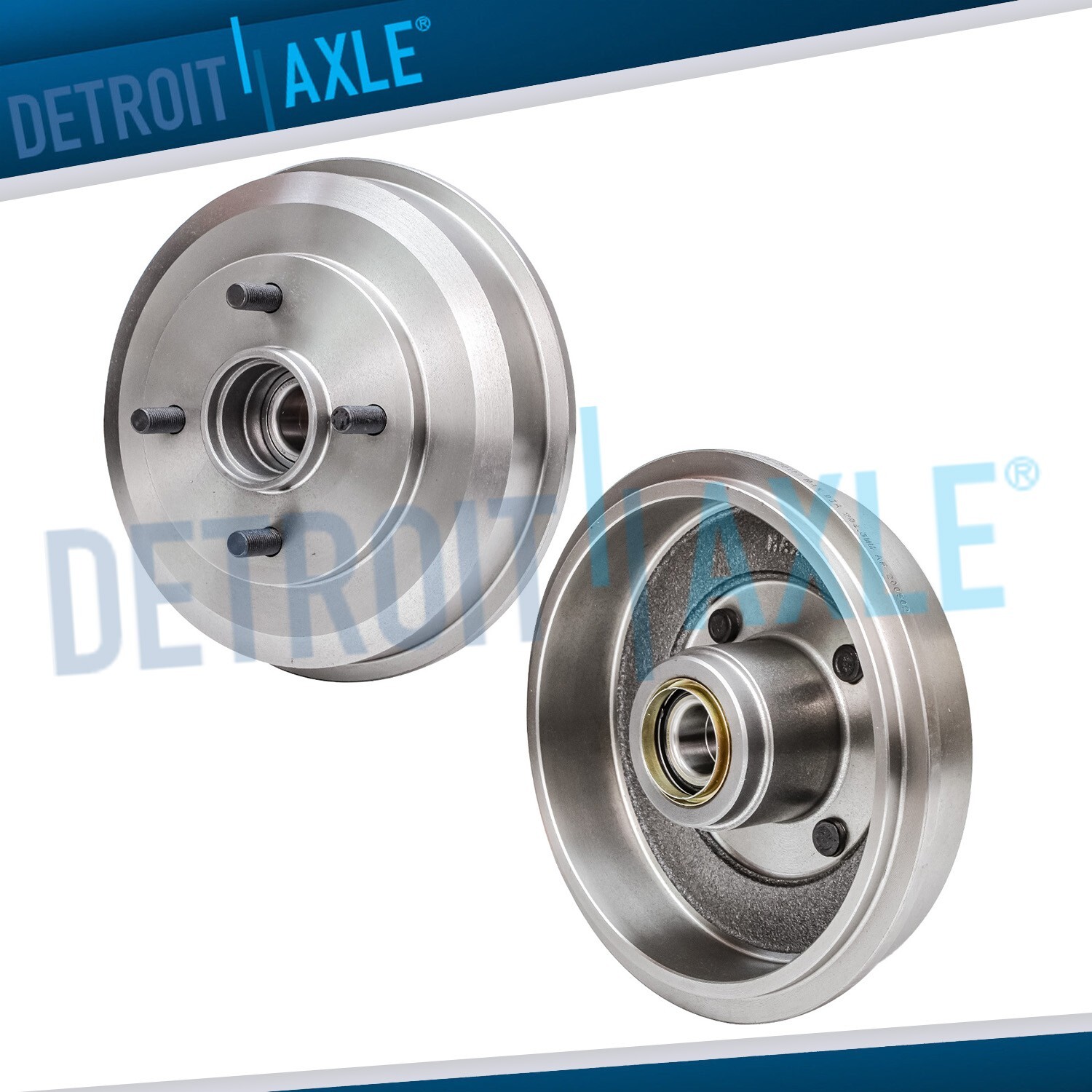 Rear Brake Drums Fit for 2000 2001 2002 2003 2004 2005 2006 2007 2008 Ford Focus