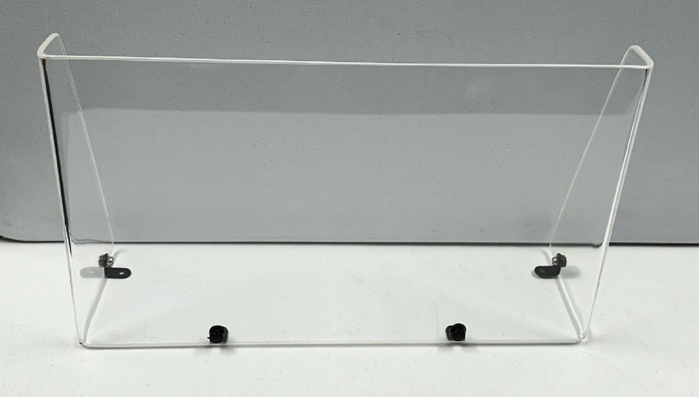 LOW PROFILE 19" Universal boat windshield", 1/4" plexiglass, center console