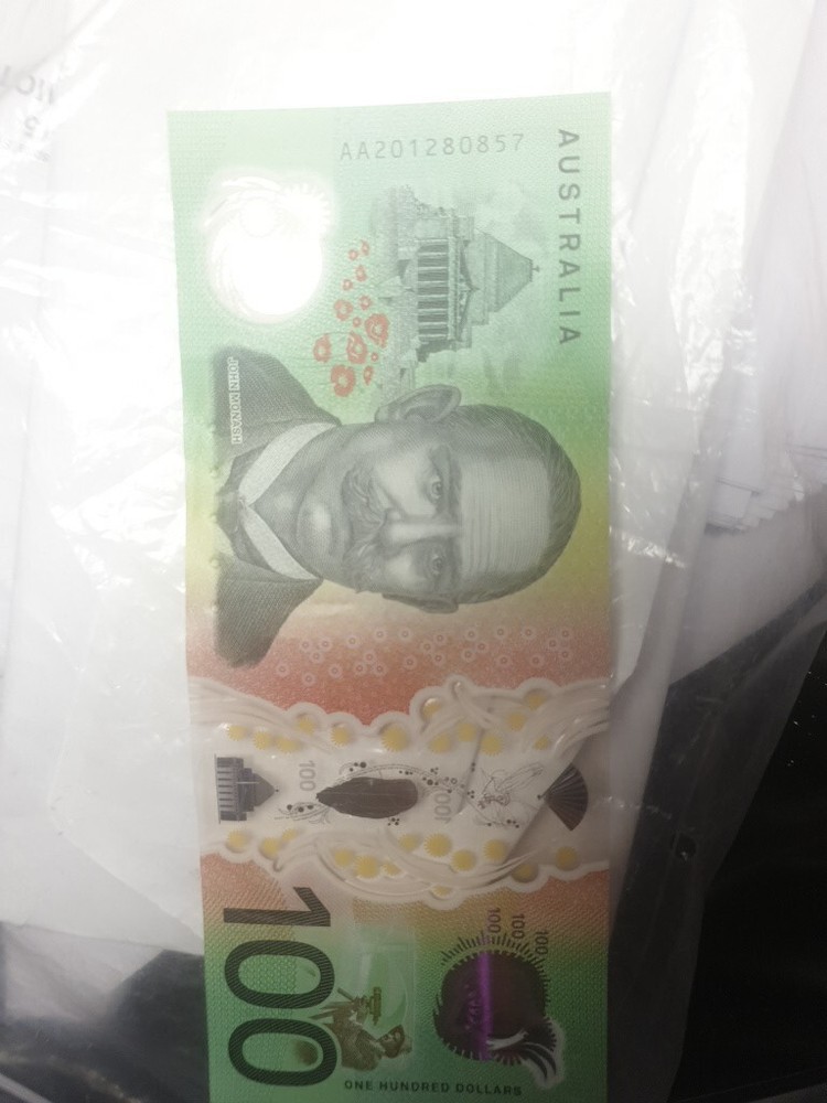 🔥Rare AA First Prefix Australia $100 One Hundred Dollar Banknote AUS Note 🎖