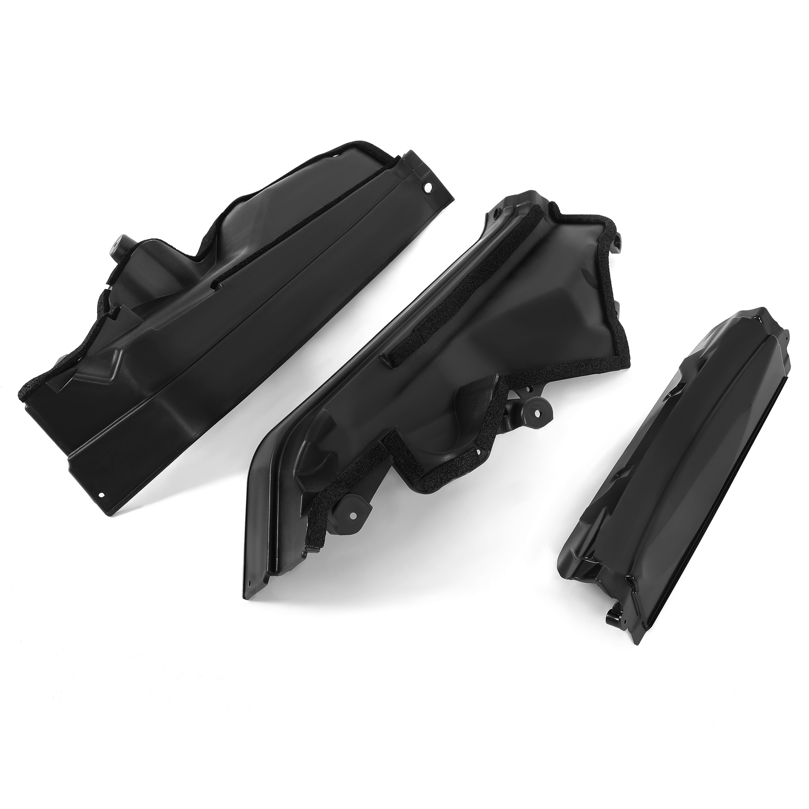 3PCS Engine Upper Cover Compartment Partition Panel For BMW X5 X6 E70 E71 06-14