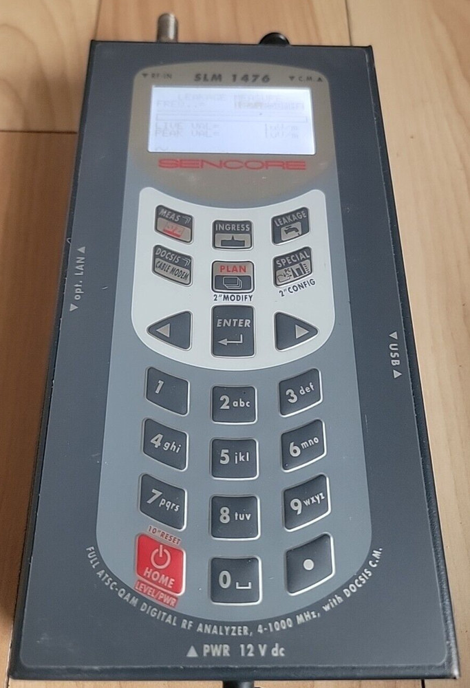 Sencore SLM 1476 Signal Lever meter Analyzer Portable Digital & Case - READ