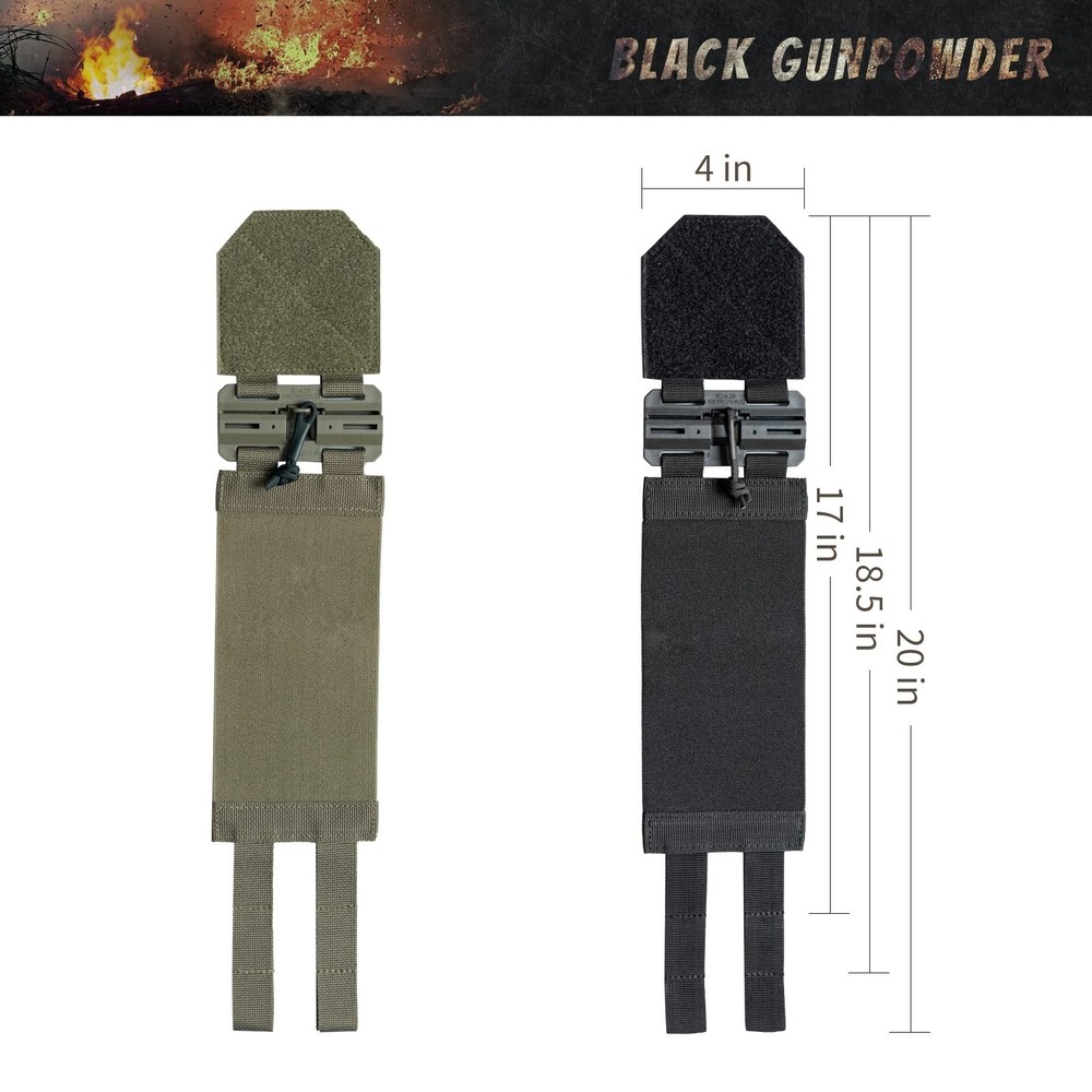 Elastic Tactical Quick Release Cummerbund Elastic String Magnetic Buckles Mod...