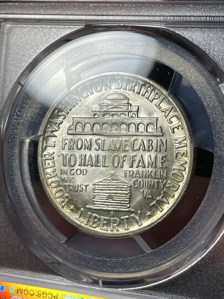 1950-S PCGS MS67 Booker T Washington Silver Commemorative Half Dollar