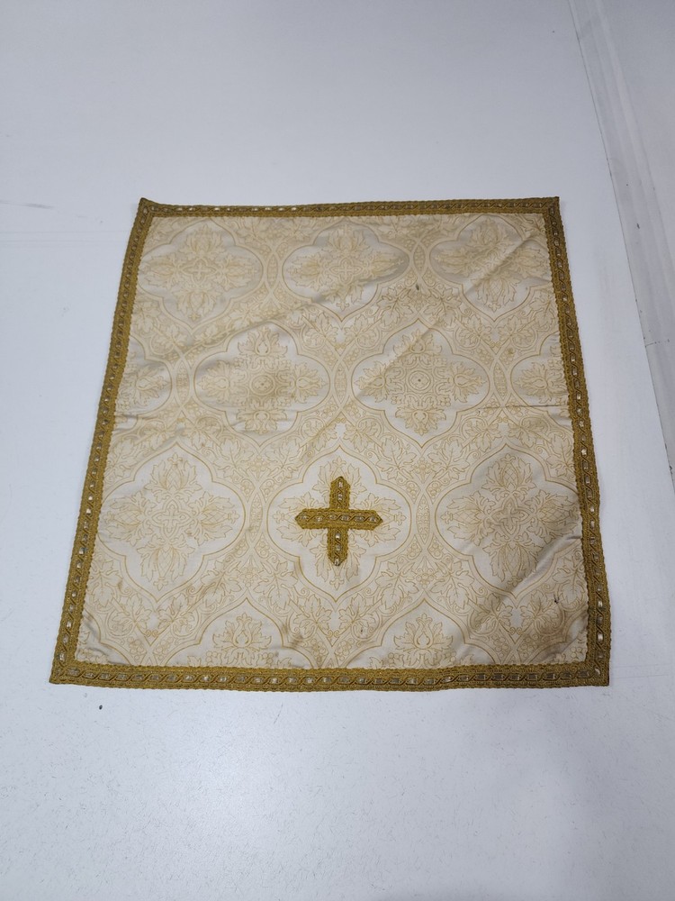Antique Black Chalice Veil