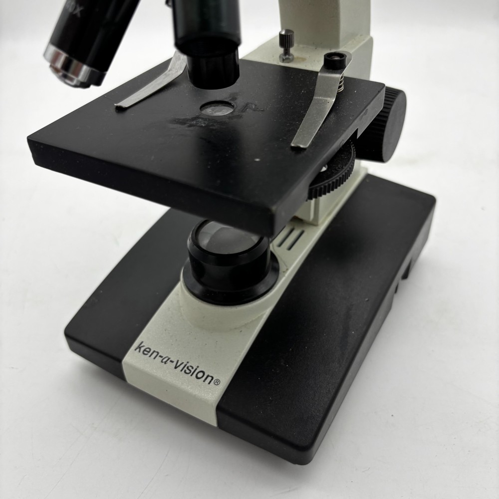 Ken A Vision Compound Microscope Rechargeable Battery Powered 40X Student School