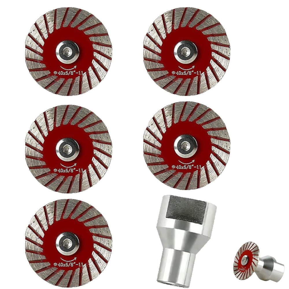 Diamond Saw Blades Set Precision Stone Cutting Made Easy, Multi-Functional-5pcs，