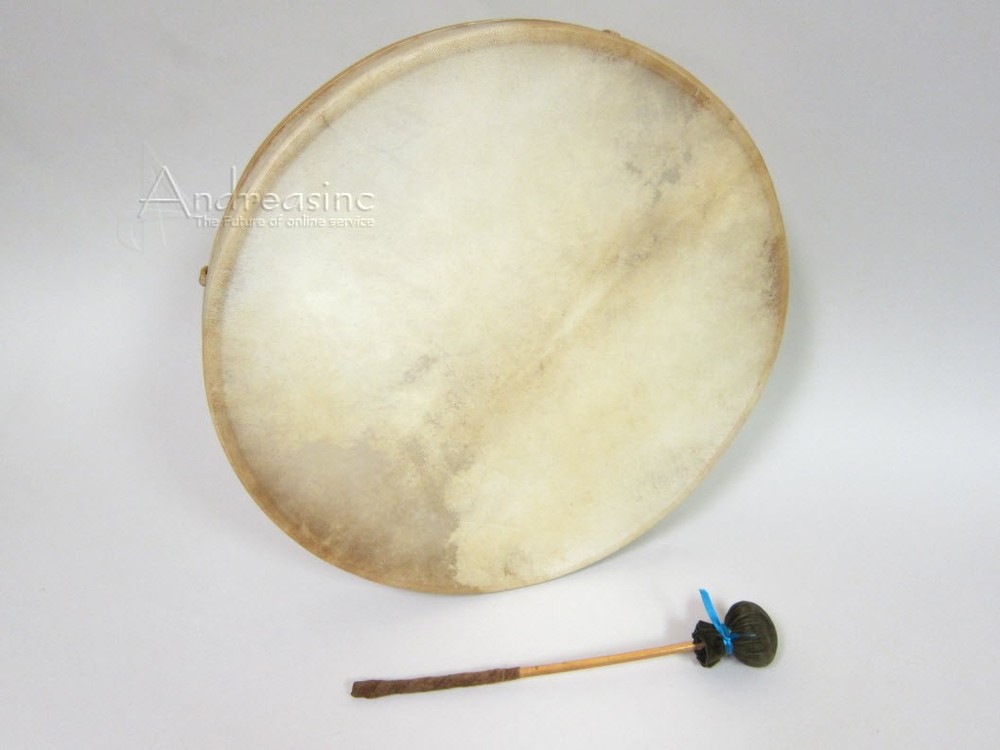18" LARGE FRAME DRUM LIGHT TUNABLE HEAD MULBERRY WOOD PERCUSSION