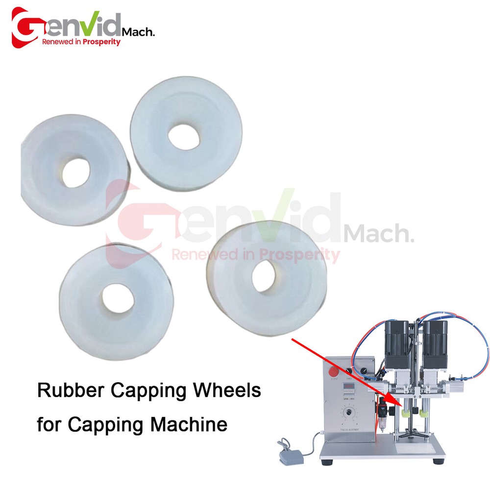 4Pcs 32mm Replacement Rubber Capping Wheels Chuck Head For Desktop Capper
