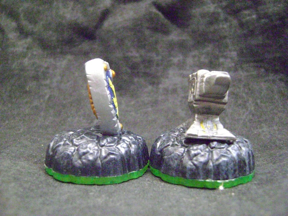 Skylanders Video Game Magic Element Figures Set "Anvil Rain" &"Sky Iron Shield"