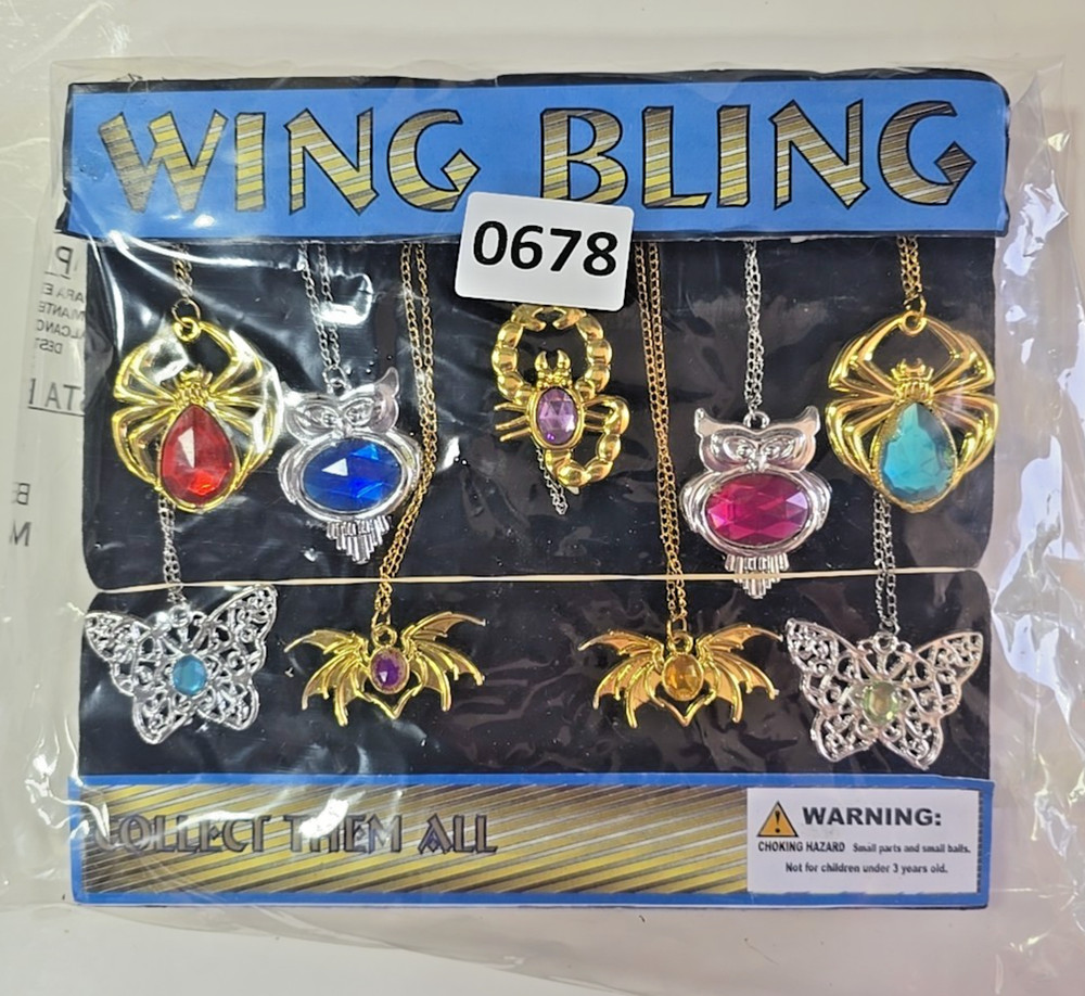 Vintage Vending Display Board Wing Bling 0678
