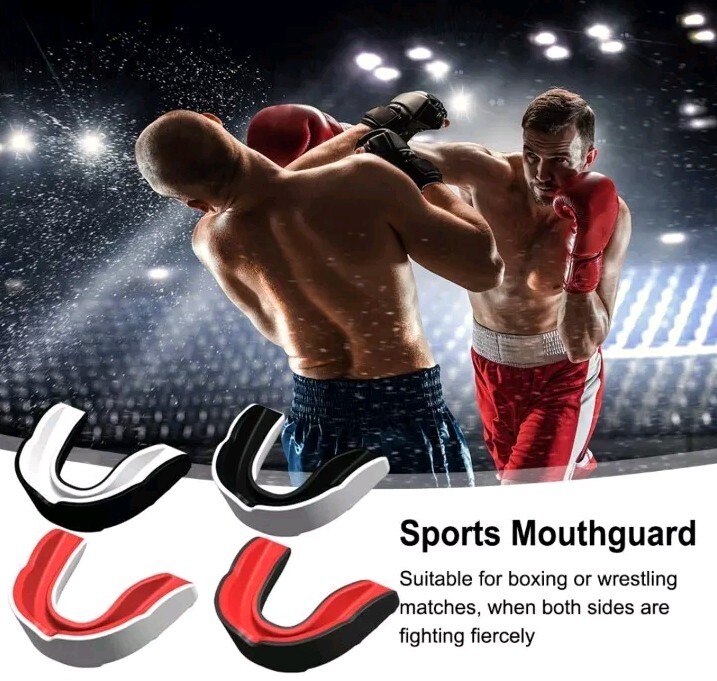 4 Pack Gum shield mouth guard Boil bite Football Boxing Baseball Hockey Karate