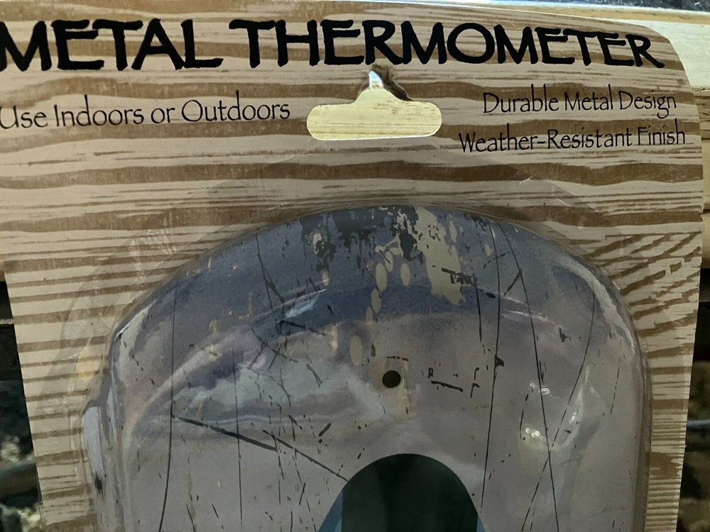 outdoor thermometer metal