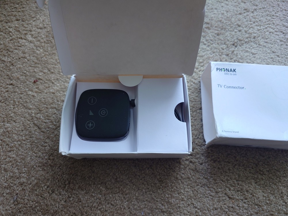 PHONAK TV CONNECTOR Dolby Digital Version With Optical USB Cables New in Box