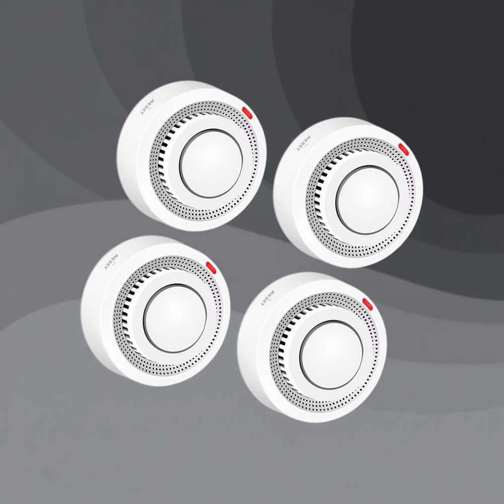 Tuya Smart WiFi Smoke Sensor Fire Protection 85dB Sound Security System ControG0