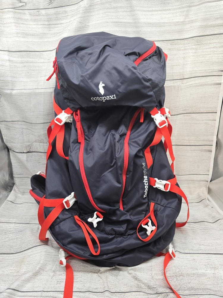 Cotopaxi Taboche 55L Backpack Hiking Graphite/Fiery Red