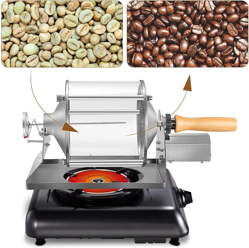 Coffee Roaster Coffee Beans Roasting Machine Direct Fire Roaster Capacity 500G