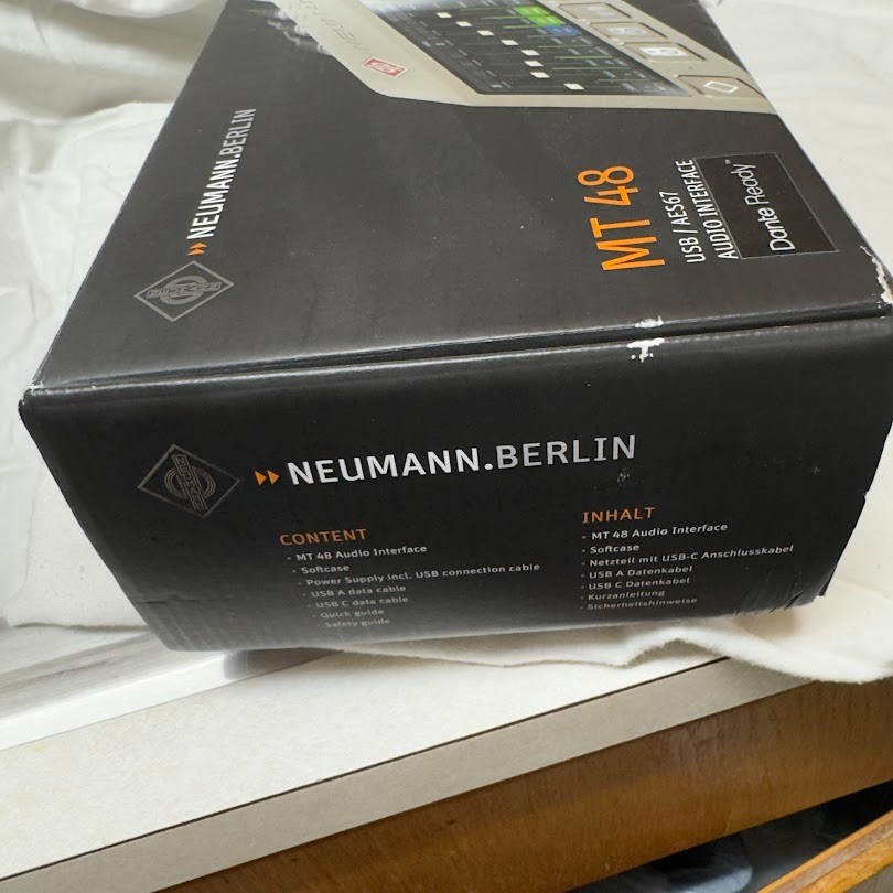 Neumann MT-48 USB Audio Interface - Mint - Complete Accessories - Dante Ready