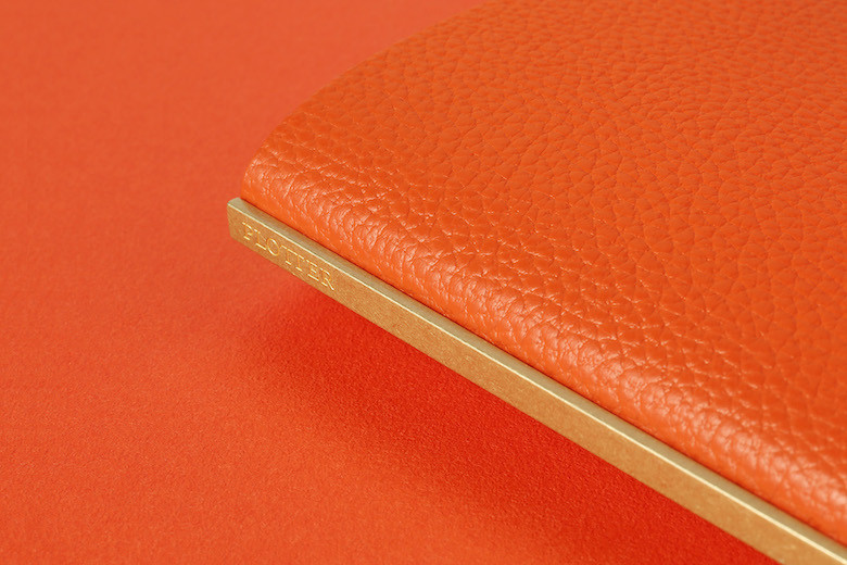 PLOTTER 5003 5-Ring Leather Binder Shrink Mini 5 size orange New JAPAN