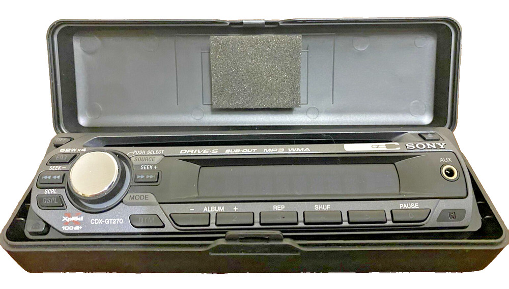 Sony CDX-GT270  Face Plate & Case