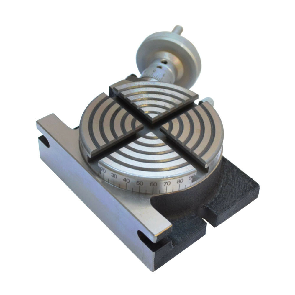 4" Horizontal Vertical Precision Rotary Table High Quality H/V Milling Drilling