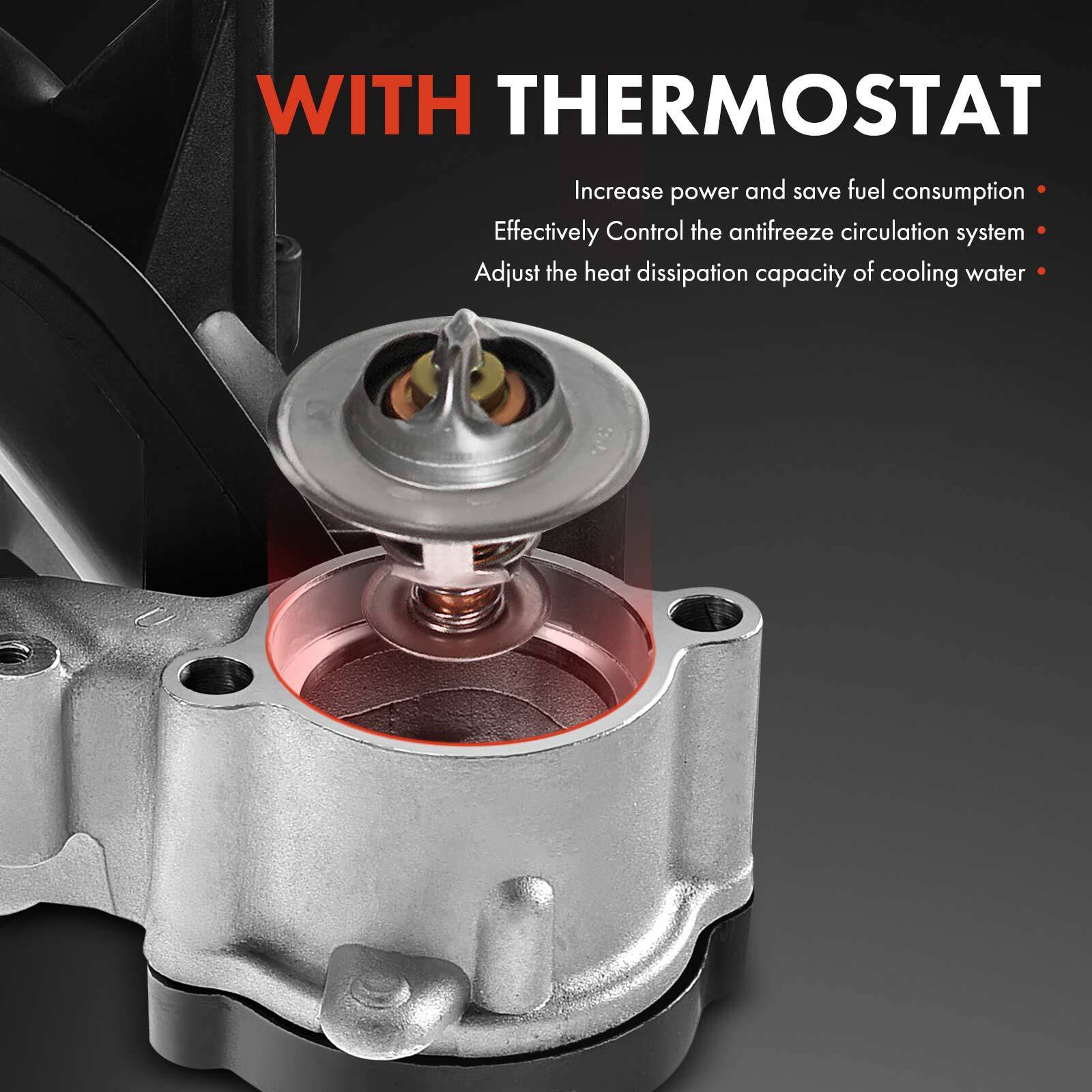 New Intake Manifold w/ Gasket Thermostat O-Ring for Ford Lincoln Mercury V8 4.6L