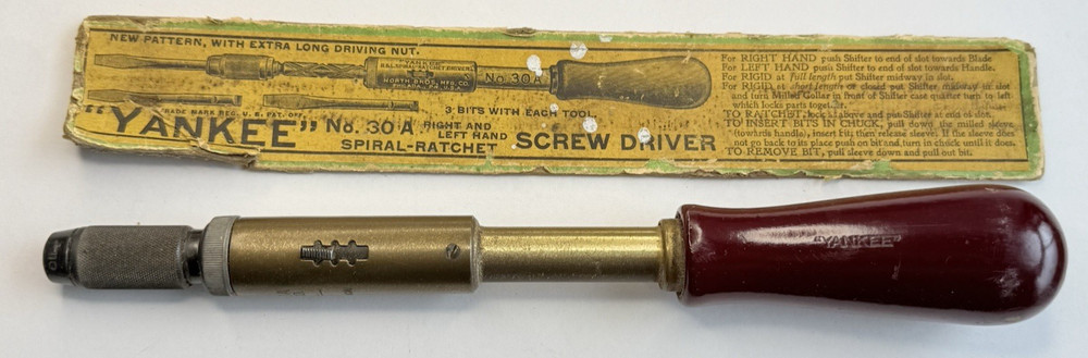 Stanley Yankee Screwdriver No.30A / NO SPRING