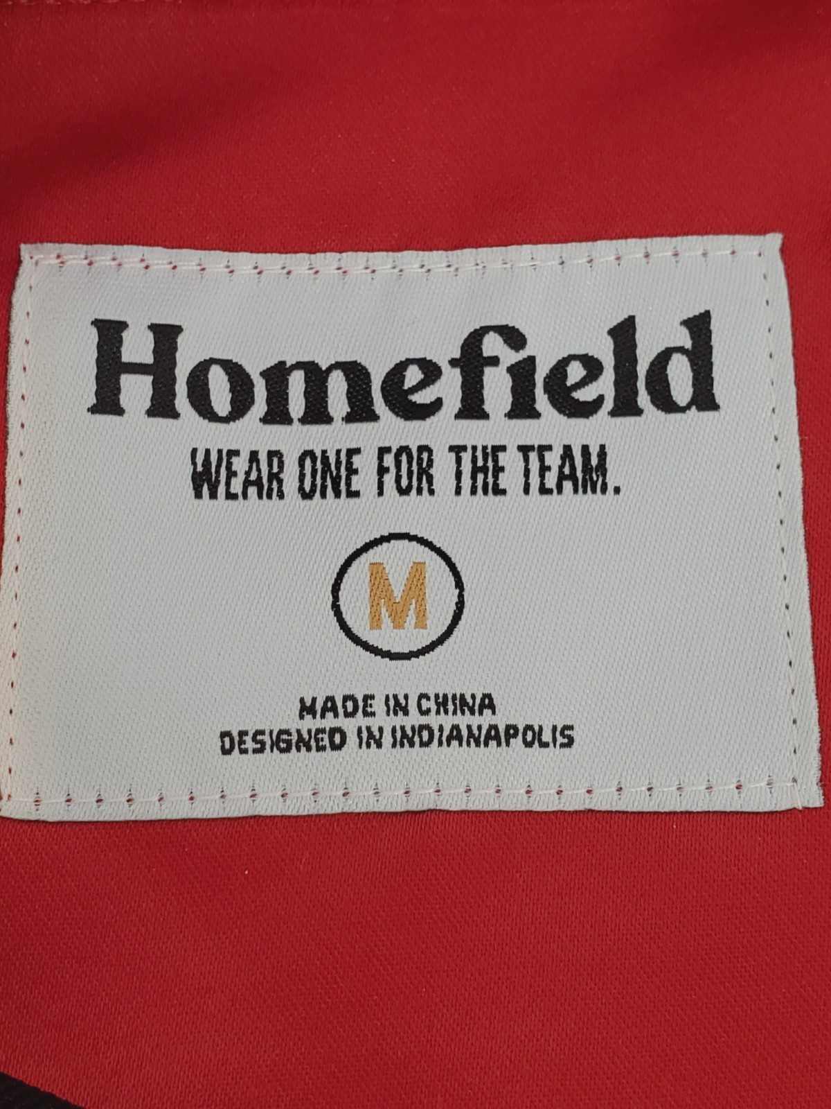 Homefield Indiana University Hoosiers Campus Classic Pullover Red Satin Unisex M