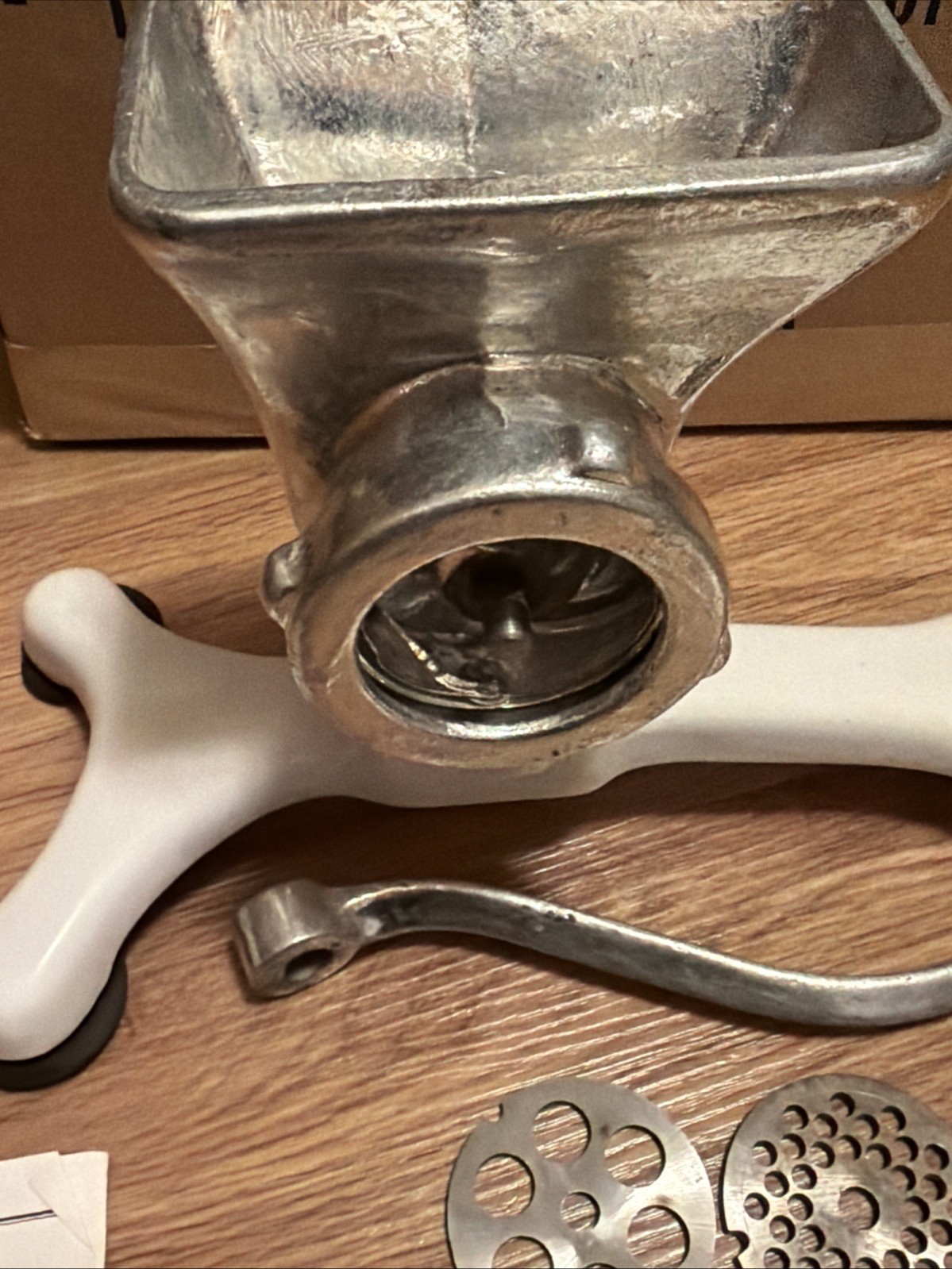 Chop-Rite MFG #1 Meat & Food Chopper Clampless Counter Top Tool In Box USA Made