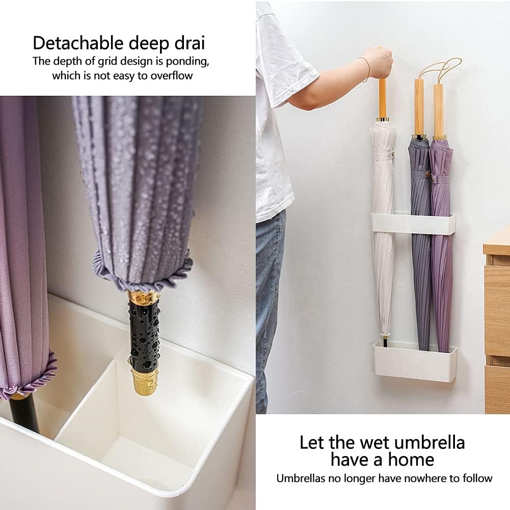 EKDJKK 2pcs Umbrella Stand Holder Umbrella Stand No Punching Required Durable Ja