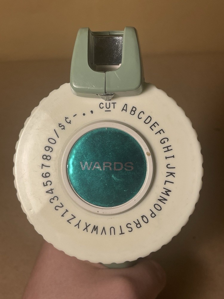 Vintage Montgomery Wards Label Maker Compact Model