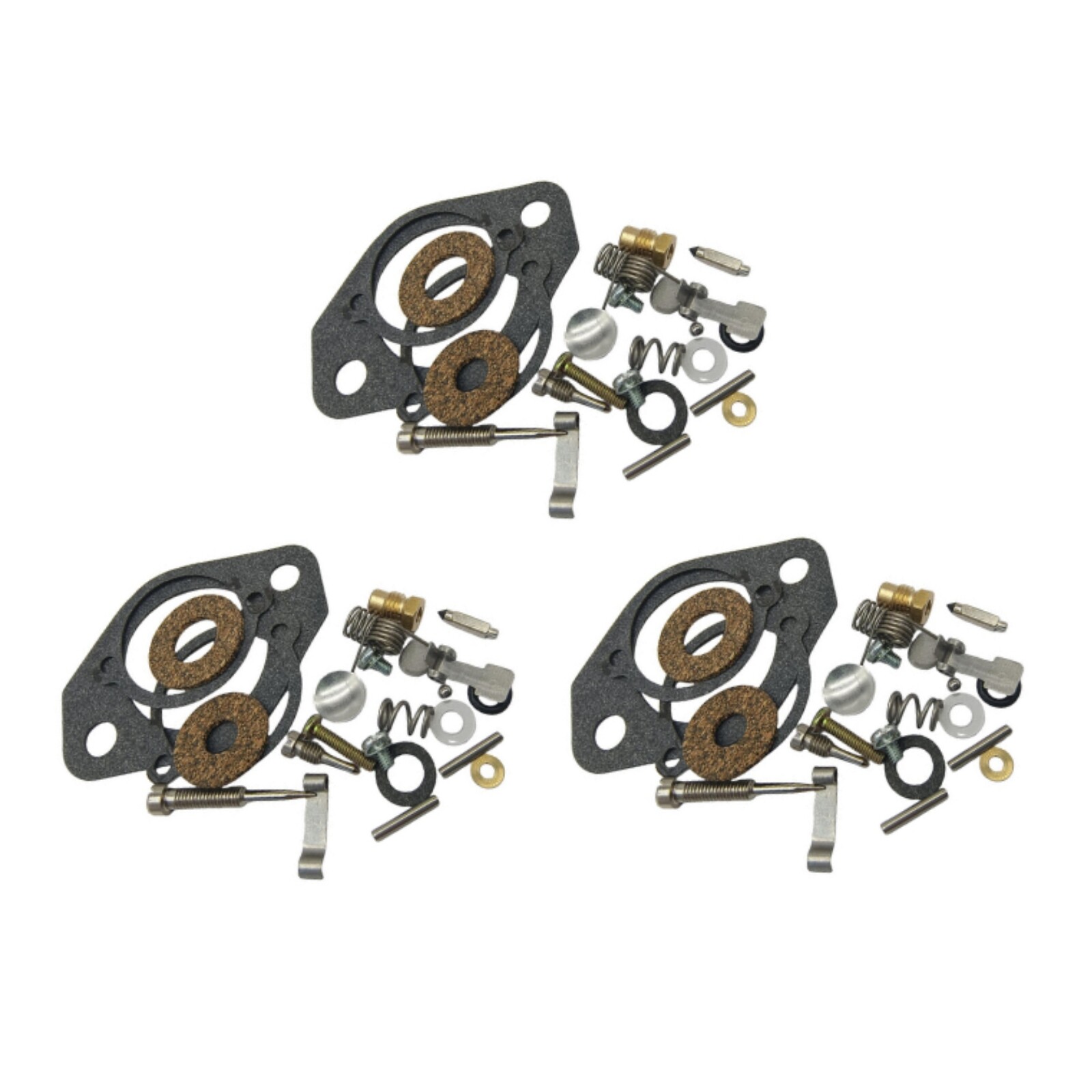 3Pcs Mercury 65-90-115-150HP Inlines Carburetor Repair Kit 1395-5109 1 18-7021
